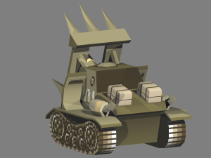 metal slug - t-2b melty honey 3Dモデル
