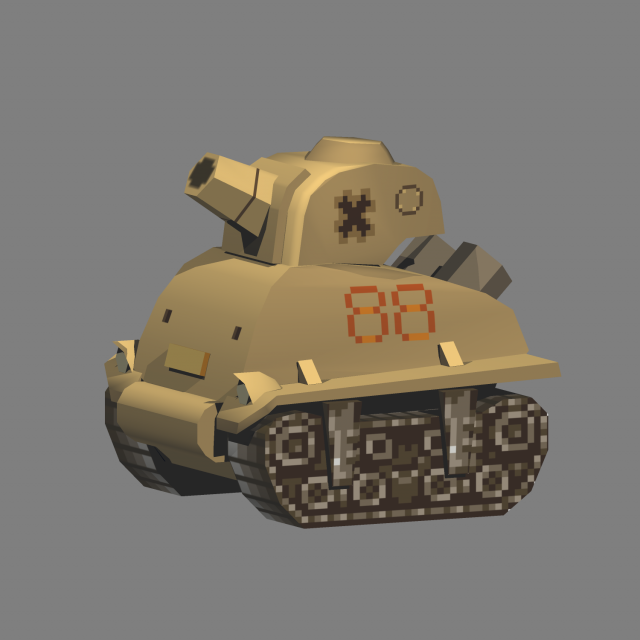 metal slug - t02 di cokka 3D मॉडल .c4d .max .obj .3ds .fbx .stl .blend 