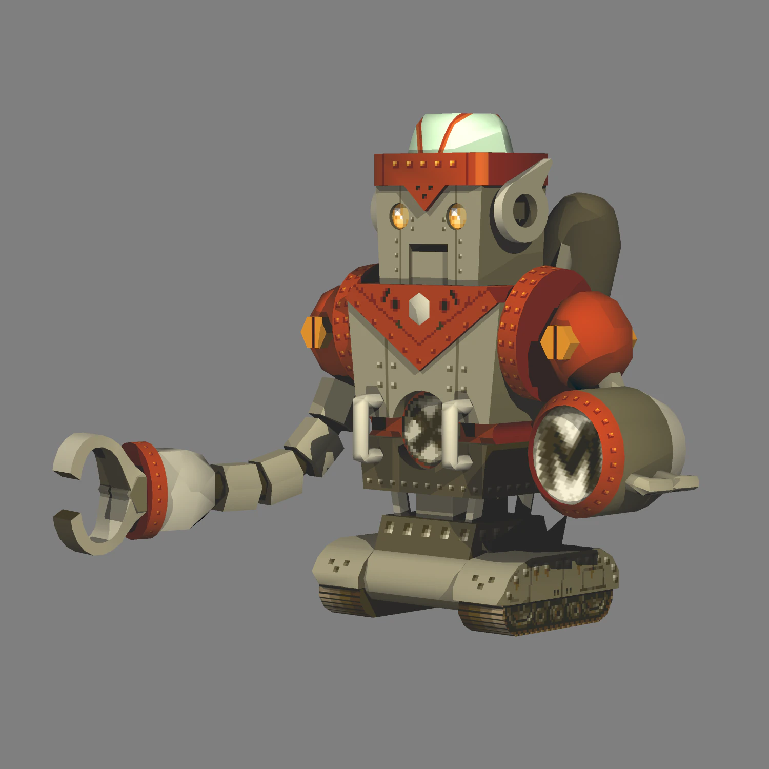 metal s&uuml;m&uuml;kl&uuml;b&ouml;cek 3 patron - kral j&uuml;piter 3D Model .c4d .max .obj .3ds .fbx .stl .blend 