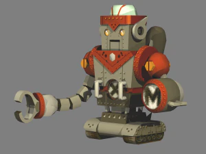 Металлическая пуля 3, босс &mdash; король Юпитер 3D Модель