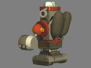 metal s&uuml;m&uuml;kl&uuml;b&ouml;cek 3 patron - kral j&uuml;piter 3D Model