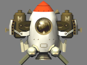 lumaca di metallo - lumaca astro Modello 3D