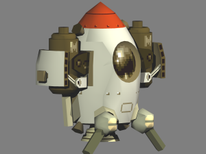 metal slug - astro slug 3D Модель