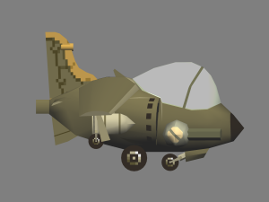metal slug - slug flyer 3D Model