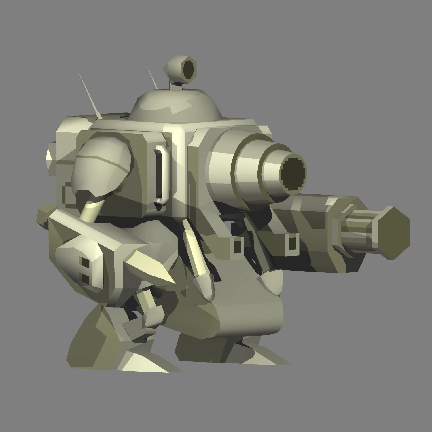 metal slug - slugner 3D Model .c4d .max .obj .3ds .fbx .stl .blend 