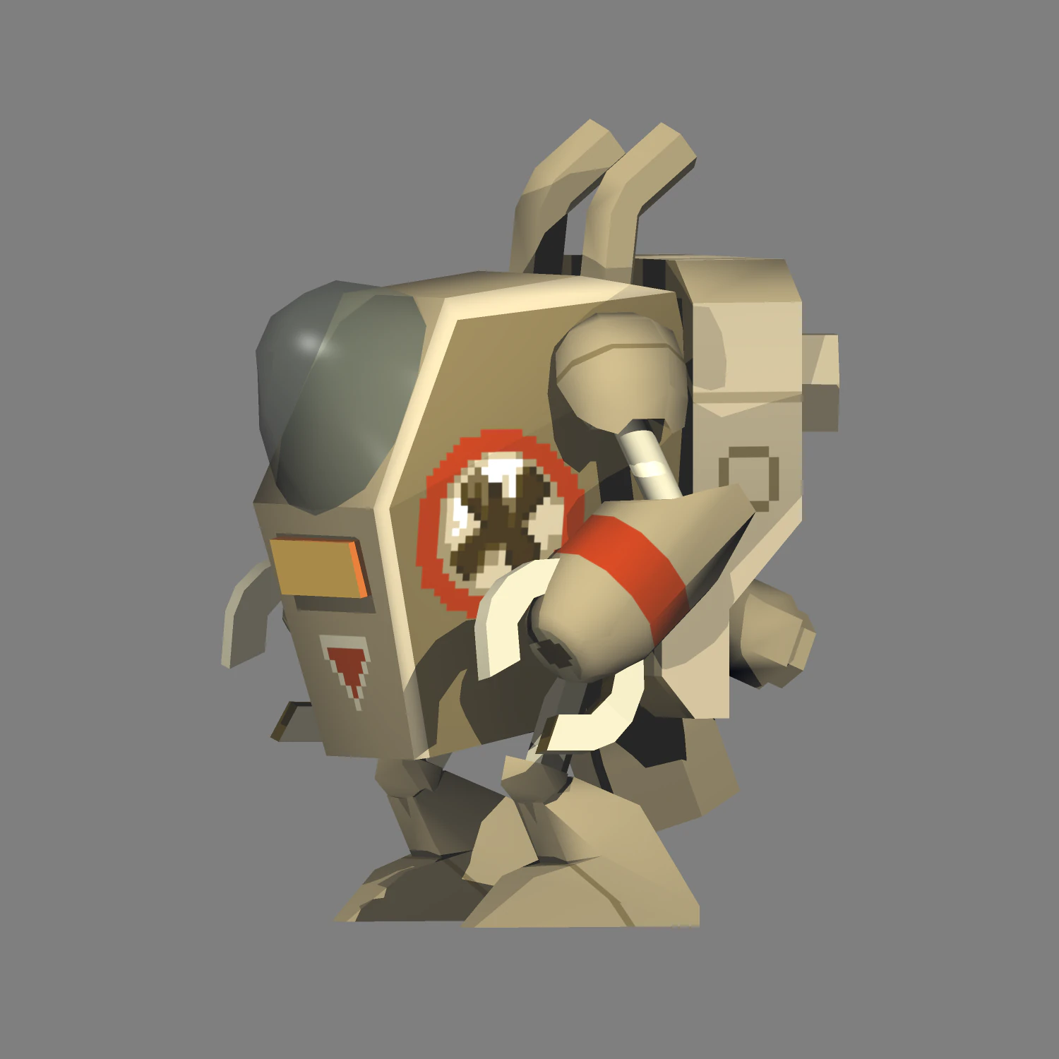 metal slug - lv armor 3D Model .c4d .max .obj .3ds .fbx .stl .blend 