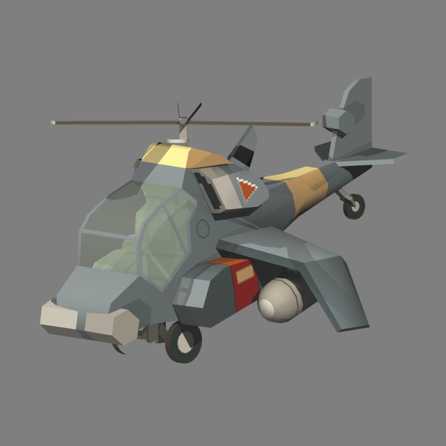 metal slug - r-shobu r-shobu red 3D Model .c4d .max .obj .3ds .fbx .stl .blend 