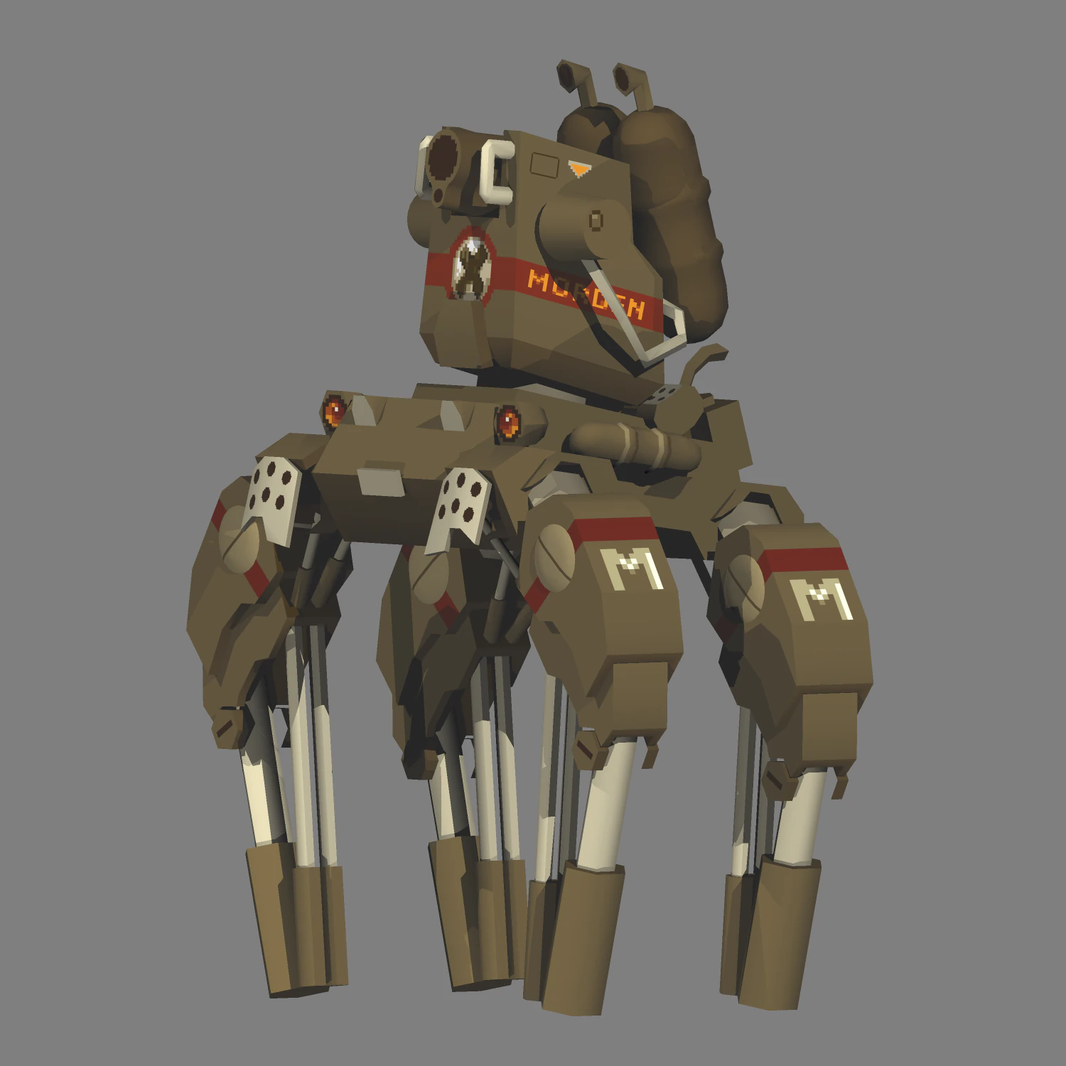 metal slug - dragon nosuke 3D Model .c4d .max .obj .3ds .fbx .stl .blend 