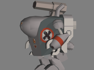 metal slug - slug armor 3D Model