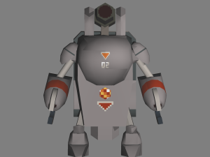 metal slug - slug armor 3D Модель