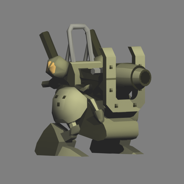 metal slug - protogunner Modello 3D .c4d .max .obj .3ds .fbx .stl .blend 