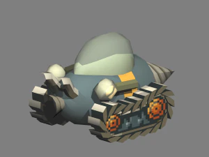 metal slug - slug drill 3D Model