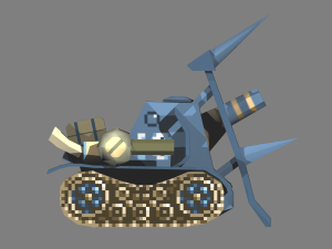 metal slug - metal crow Modèle 3D