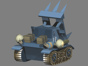 metal slug - metal crow Modèle 3D
