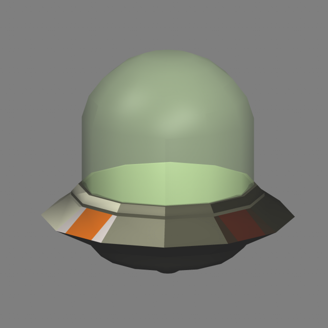 metal slug - mini ufo people of mars Modelo 3D .c4d .max .obj .3ds .fbx .stl .blend 