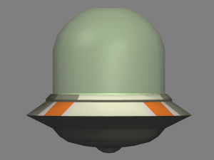 metal slug - mini ufo people of mars Modelo 3D