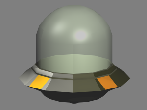 metal slug - mini ufo people of mars Modelo 3D