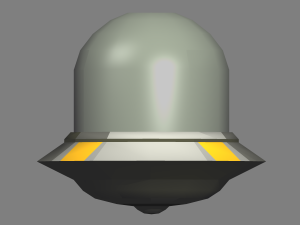 metal slug - mini ufo people of mars Modelo 3D