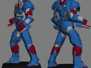 War machine mk6 and ironpatriot v2 - avengers endgame 3D 모델