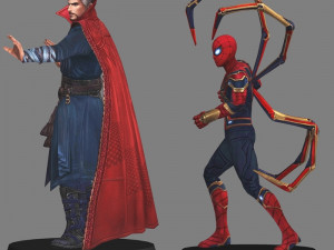 Dr strange and ironspider - avengers endgame Modelo 3D