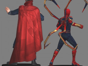Dr strange and ironspider - avengers endgame Modelo 3D
