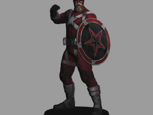 Guardi&atilde;o Vermelho - filme da vi&uacute;va negra Modelo 3D