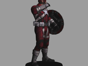Red guardian - black widow movie 3D Модель