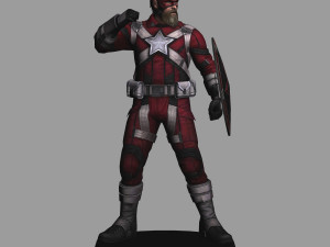 Red guardian - black widow movie 3D Модель