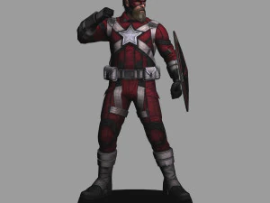 Red guardian - black widow movie 3D Model