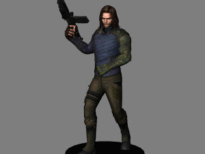 Winter soldier - avengers infinity war 3D Model