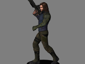 Winter soldier - avengers infinity war 3D Model