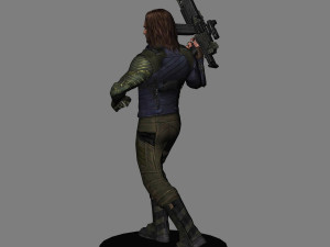 Winter soldier - avengers infinity war 3D Model