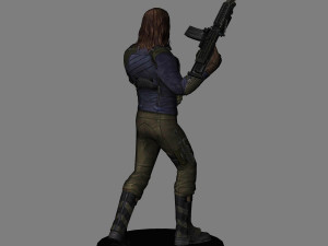 Winter soldier - avengers infinity war 3D Model