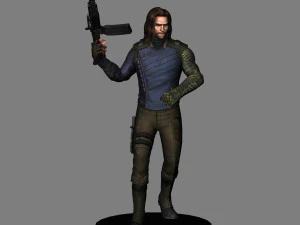 Winter soldier - avengers infinity war 3D Model