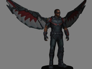 falcon - avengers infinity war Modèle 3D