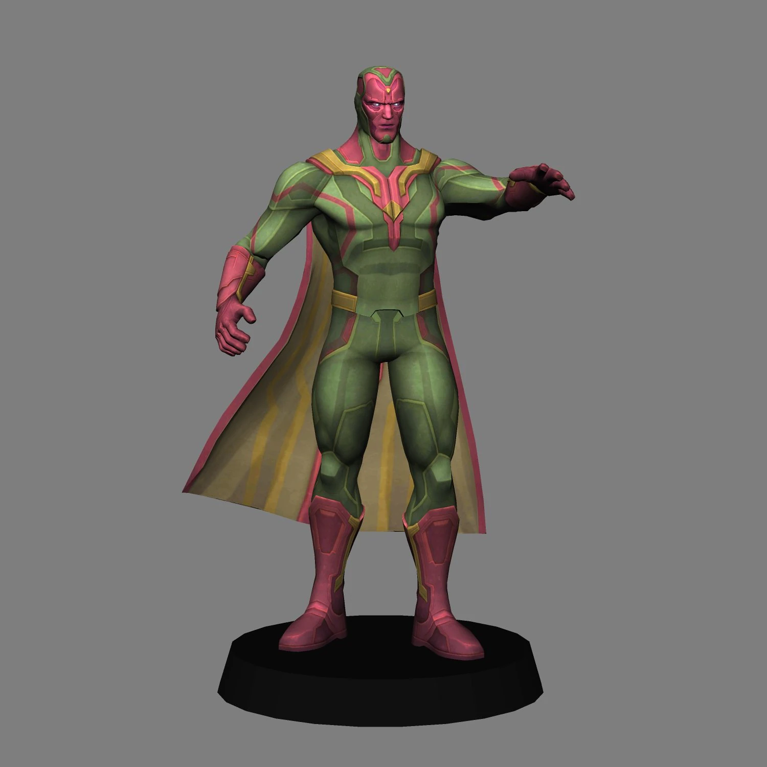 Vision - avengers infinity war 3D Model .c4d .max .obj .3ds .fbx .stl .blend