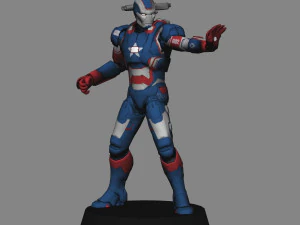 Iron patriot - ironman 3 3D Model