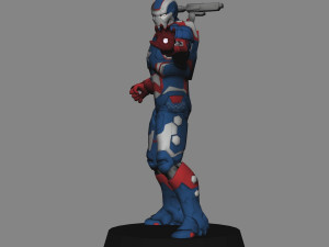 Iron patriot - ironman 3 3D Модель