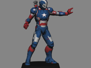 Iron patriot - ironman 3 3D Модель