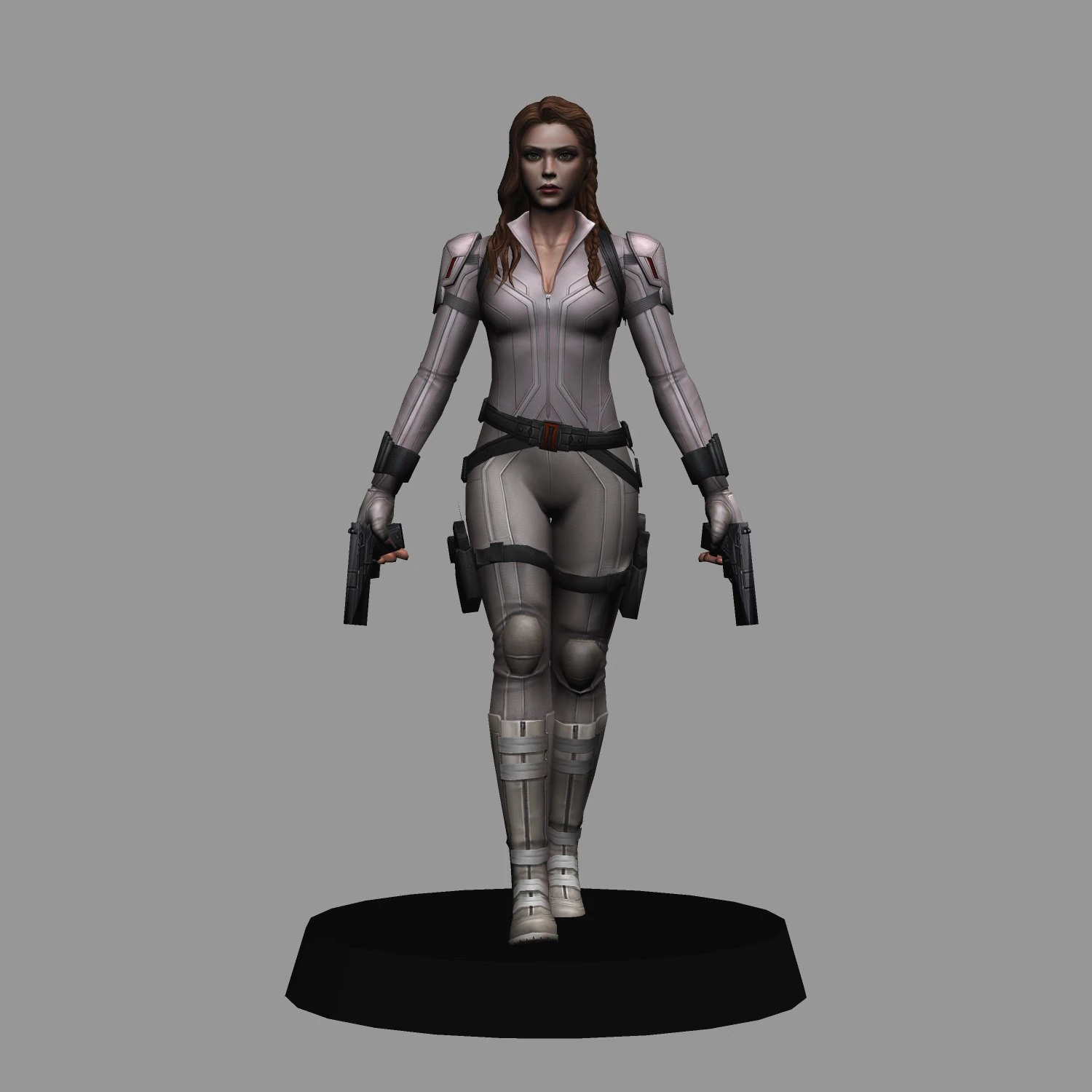 Black widow snow suit - black widow movie 3D Model .c4d .max .obj .3ds .fbx .stl .blend 