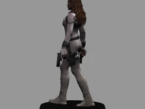 Black widow snow suit - black widow movie 3D Model