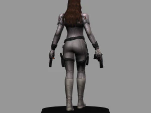 Black widow snow suit - black widow movie 3D Model