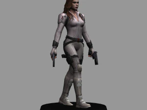 Black widow snow suit - black widow movie 3D Model