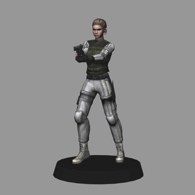 Yelena belova 3D Model .c4d .max .obj .3ds .fbx .stl .blend 