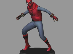 Spiderman homemade suit - spiderman homecoming 3D Model