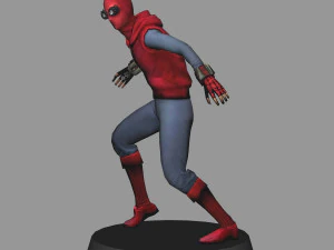 Traje casero de Spiderman - regreso a casa del hombre ara&ntilde;a Modelo 3D