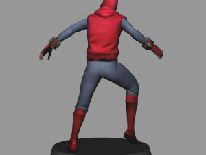 Spiderman homemade suit - spiderman homecoming 3D Модель