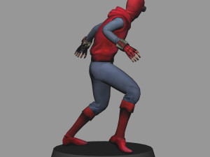 Spiderman homemade suit - spiderman homecoming 3D Модель