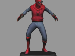 Spiderman homemade suit - spiderman homecoming 3D Модель