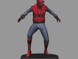 Traje casero de Spiderman - regreso a casa del hombre ara&ntilde;a Modelo 3D